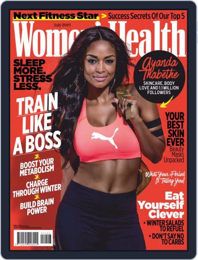 Women's Health South Africa July 1st, 2019 Digital Back Issue Cover