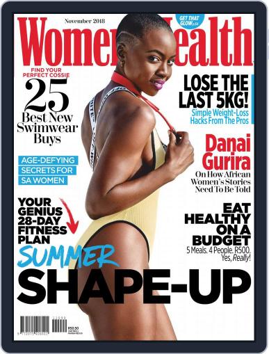 Women's Health South Africa November 1st, 2018 Digital Back Issue Cover
