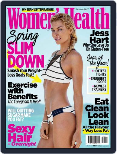 Women's Health South Africa October 1st, 2017 Digital Back Issue Cover