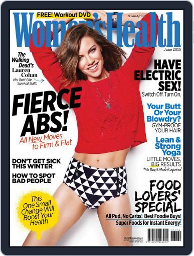 Women's Health South Africa May 31st, 2015 Digital Back Issue Cover