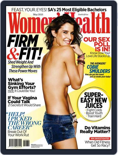 Women's Health South Africa April 30th, 2015 Digital Back Issue Cover