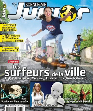 Science & Vie Junior June 15th, 2016 Digital Back Issue Cover