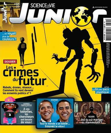 Science & Vie Junior May 18th, 2016 Digital Back Issue Cover