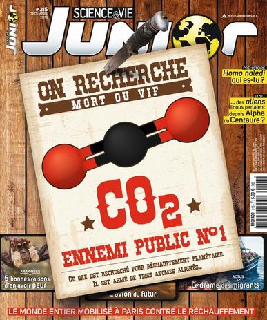 Science & Vie Junior November 20th, 2015 Digital Back Issue Cover