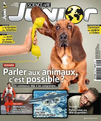 Science & Vie Junior November 1st, 2015 Digital Back Issue Cover