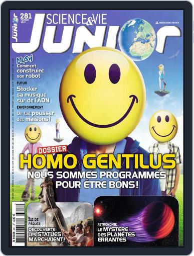 Science & Vie Junior January 14th, 2013 Digital Back Issue Cover