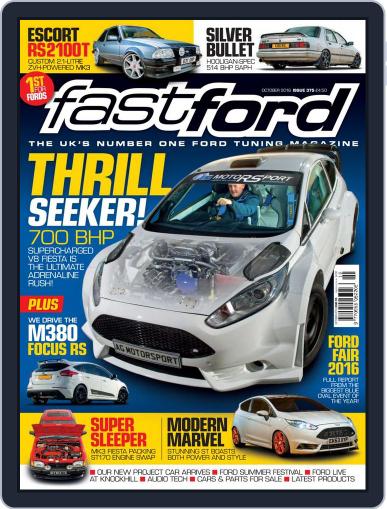 Fast Ford October 1st, 2016 Digital Back Issue Cover