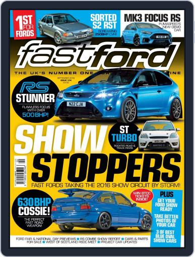 Fast Ford September 1st, 2016 Digital Back Issue Cover
