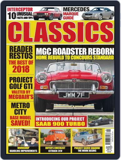 Classics Monthly January 1st, 2019 Digital Back Issue Cover