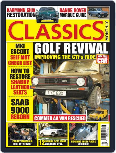 Classics Monthly August 1st, 2018 Digital Back Issue Cover