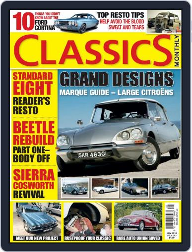 Classics Monthly January 1st, 2018 Digital Back Issue Cover