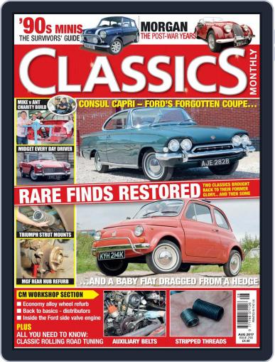 Classics Monthly August 1st, 2017 Digital Back Issue Cover