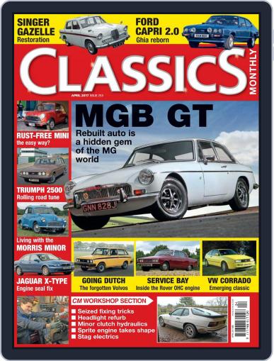 Classics Monthly April 1st, 2017 Digital Back Issue Cover