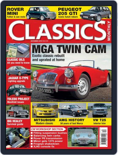 Classics Monthly December 1st, 2016 Digital Back Issue Cover