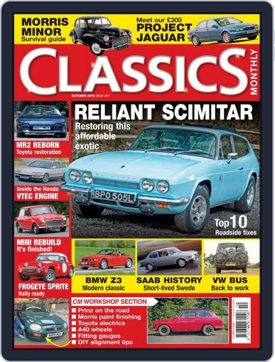 Classics Monthly October 1st, 2016 Digital Back Issue Cover