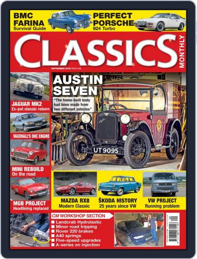 Classics Monthly September 1st, 2016 Digital Back Issue Cover