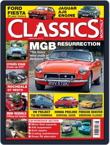 Classics Monthly July 15th, 2016 Digital Back Issue Cover