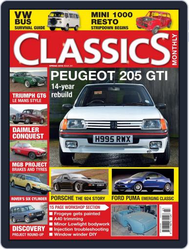 Classics Monthly March 25th, 2016 Digital Back Issue Cover
