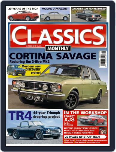 Classics Monthly October 1st, 2015 Digital Back Issue Cover