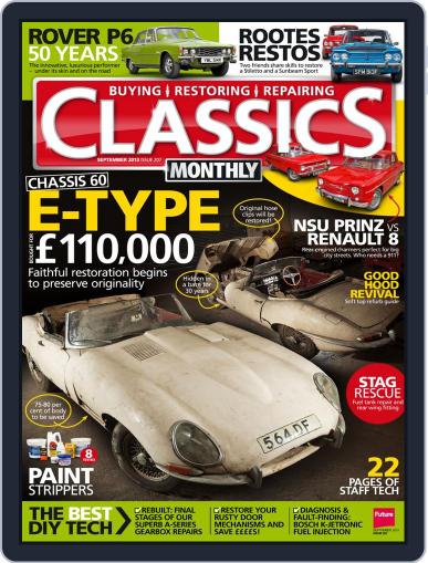 Classics Monthly August 14th, 2013 Digital Back Issue Cover