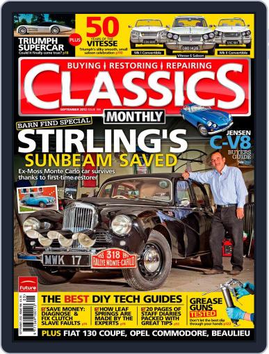 Classics Monthly August 20th, 2012 Digital Back Issue Cover