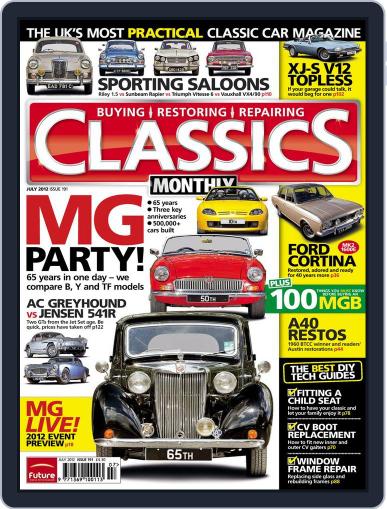 Classics Monthly May 28th, 2012 Digital Back Issue Cover