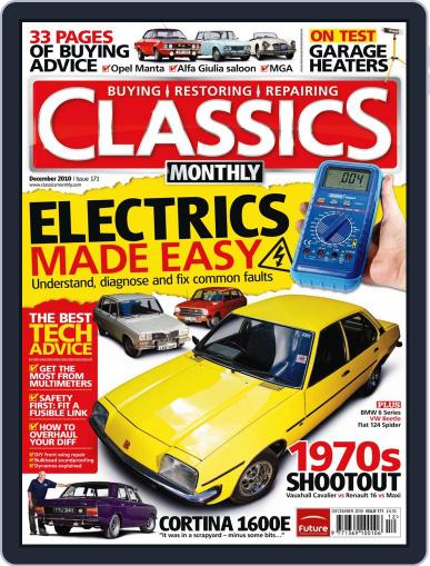Classics Monthly November 16th, 2010 Digital Back Issue Cover