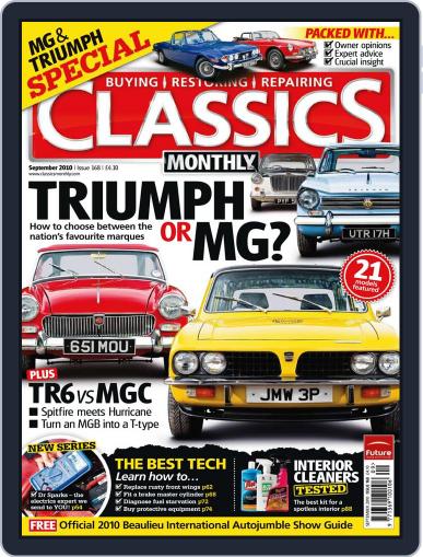 Classics Monthly August 24th, 2010 Digital Back Issue Cover