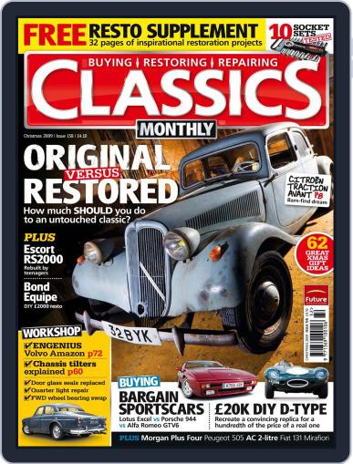 Classics Monthly November 17th, 2009 Digital Back Issue Cover