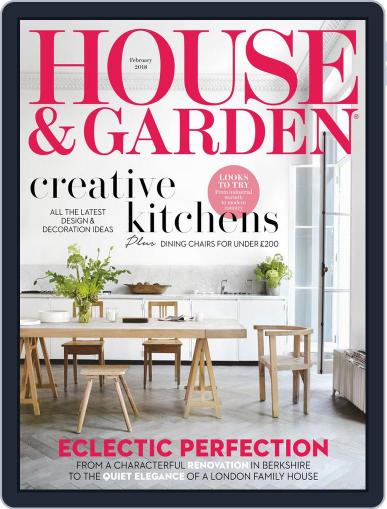 House and Garden February 1st, 2018 Digital Back Issue Cover