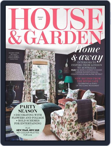 House and Garden January 1st, 2018 Digital Back Issue Cover