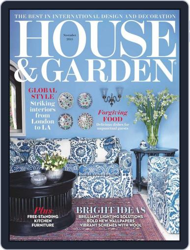 House and Garden October 8th, 2015 Digital Back Issue Cover