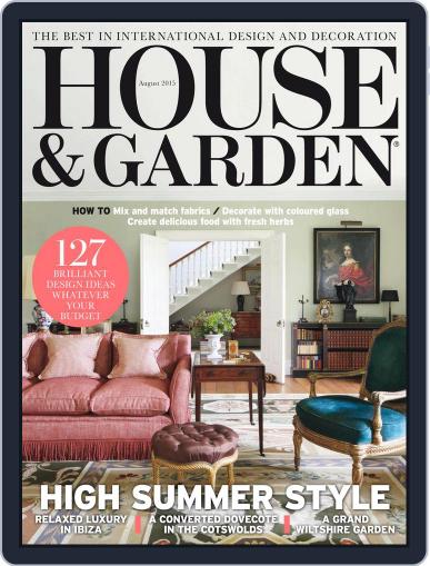 House and Garden August 1st, 2015 Digital Back Issue Cover