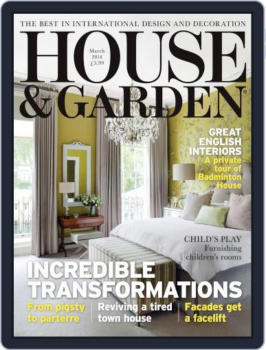 House and Garden February 2nd, 2014 Digital Back Issue Cover
