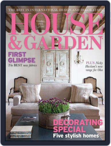 House and Garden September 1st, 2013 Digital Back Issue Cover