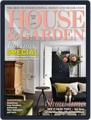 House and Garden August 29th, 2012 Digital Back Issue Cover