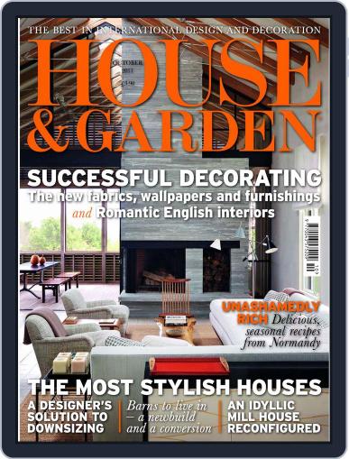 House and Garden August 31st, 2011 Digital Back Issue Cover