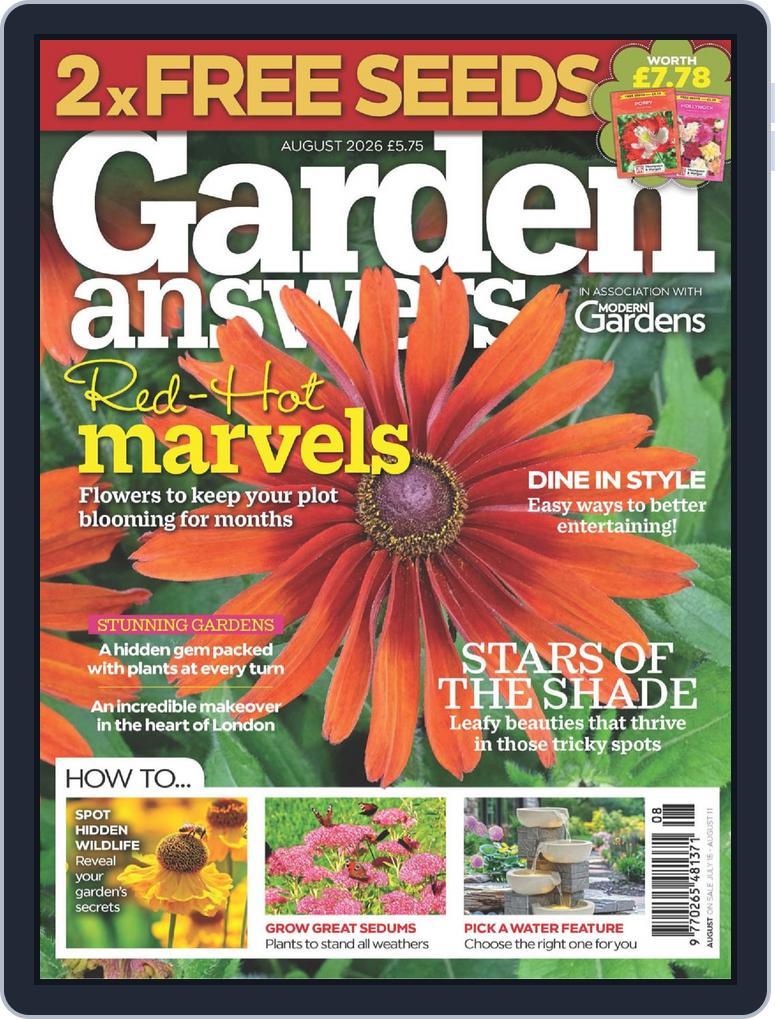 Garden Answers (Digital) Subscription                    August 1st, 2026 Issue