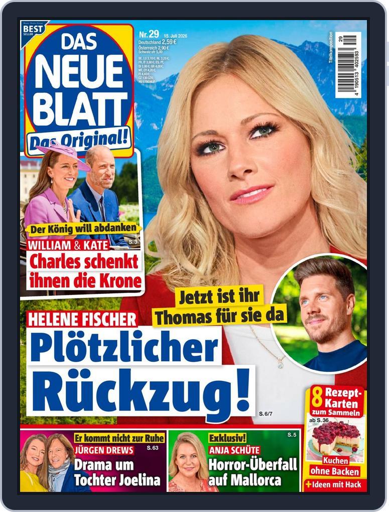 Das neue Blatt (Digital) Subscription                    July 15th, 2026 Issue