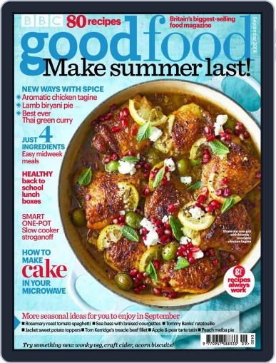 Bbc Good Food August 23rd, 2018 Digital Back Issue Cover