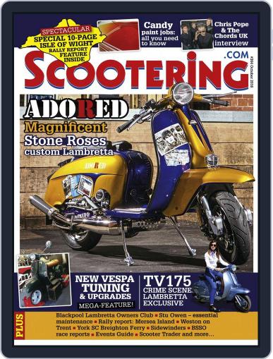 Scootering October 1st, 2016 Digital Back Issue Cover