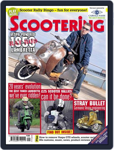 Scootering August 20th, 2013 Digital Back Issue Cover
