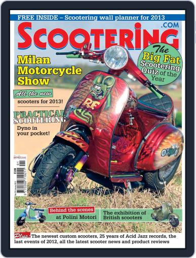 Scootering December 18th, 2012 Digital Back Issue Cover
