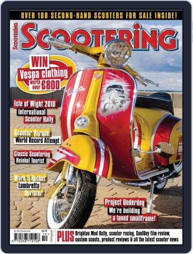 Scootering October 20th, 2010 Digital Back Issue Cover