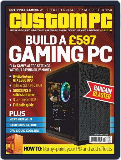 Custom PC UK August 1st, 2019 Digital Back Issue Cover