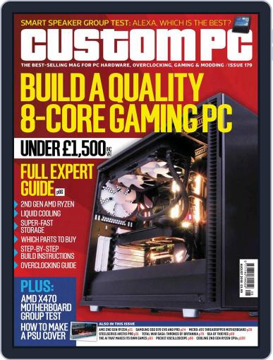 Custom PC UK August 1st, 2018 Digital Back Issue Cover