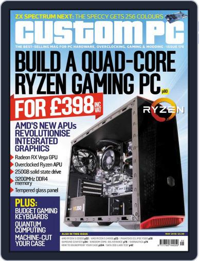 Custom PC UK May 1st, 2018 Digital Back Issue Cover