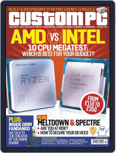 Custom PC UK April 1st, 2018 Digital Back Issue Cover
