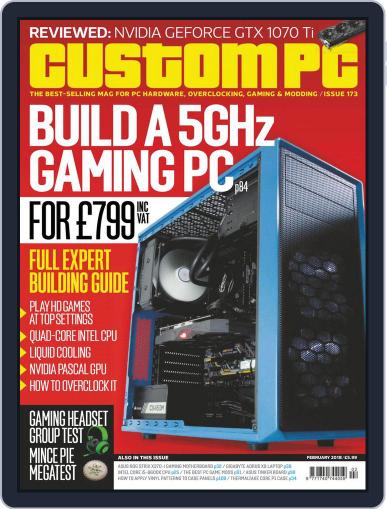 Custom PC UK February 1st, 2018 Digital Back Issue Cover