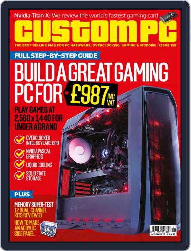 Custom PC UK November 1st, 2016 Digital Back Issue Cover